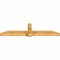 Ekena Millwork Eugene Rough Sawn Timber Gable Bracket, Western Red Cedar, 96"W x 24"H x 6"D x 6"F, 6/12 Pitch GBW096X24X0606EUG00RWR - alternate 3